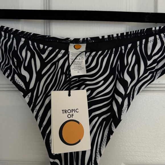 Tropic of C Curve Bikini Bottom in Zebra - Picture 6 of 6
